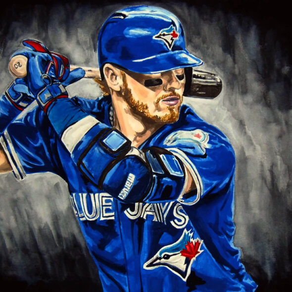 Josh Donaldson in his batting stance while playing for the Blue Jays
